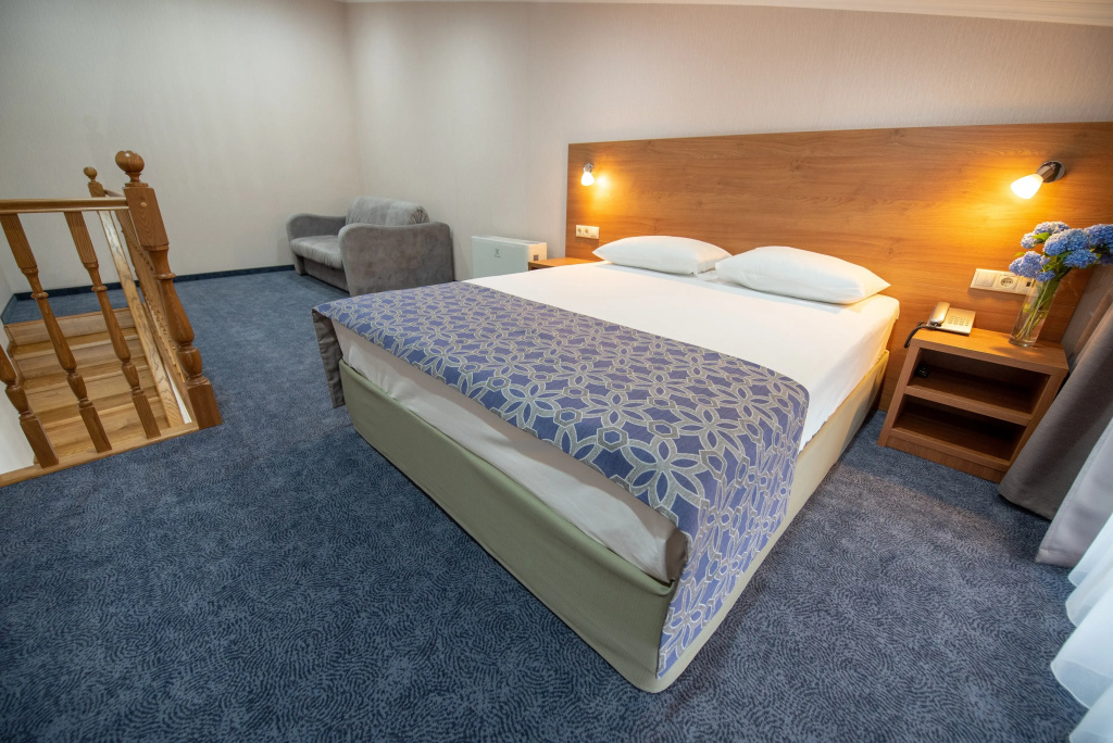 Standard Comfort Plus Double Duplex room with balcony and with view (full double bed)