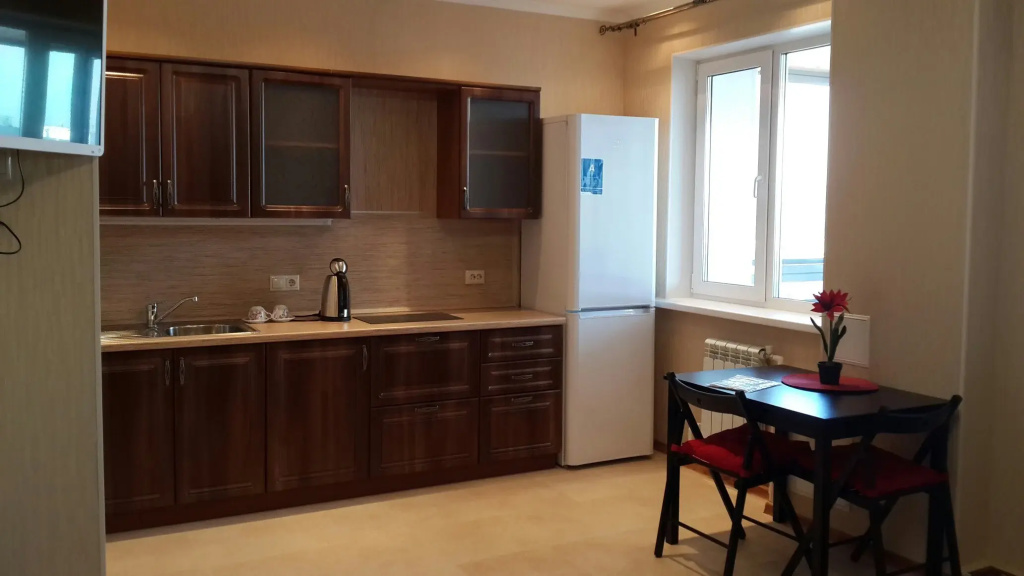 Studio with balcony and with view