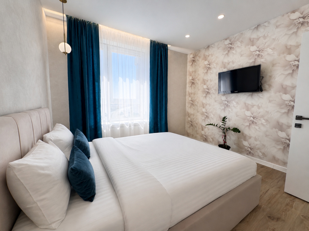 Отель Апартаменты Ak Bars Arena & Aquapark Riviera LUX, 10 min to Centr в Казани