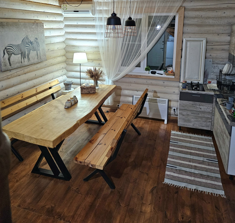 Коттедж с красивым видом из окна в Lякабанья