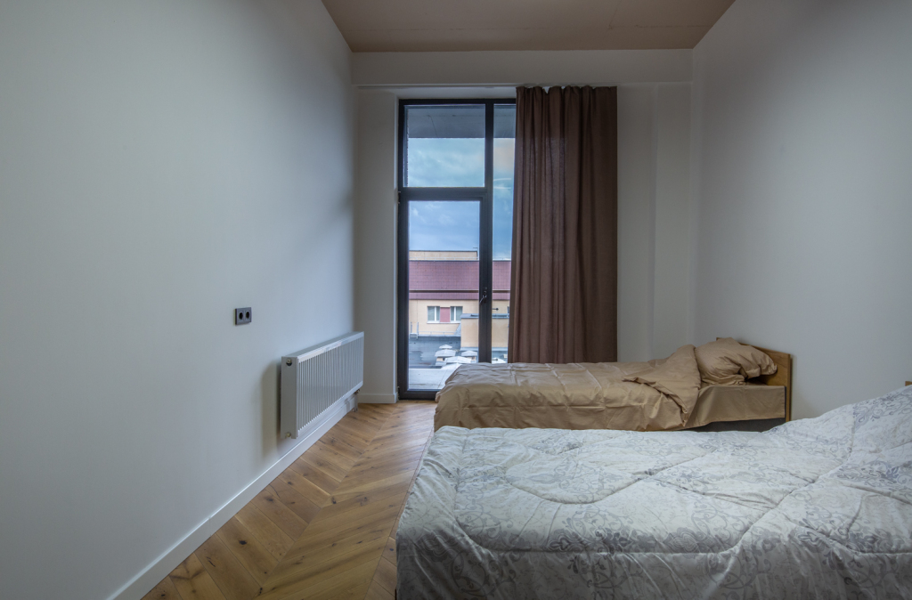 Апартаменты Deluxe с балконом и с красивым видом из окна в Апарт-отель Residence Graphite