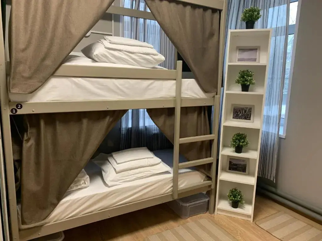 Bed in Dorm (female dorm) with view