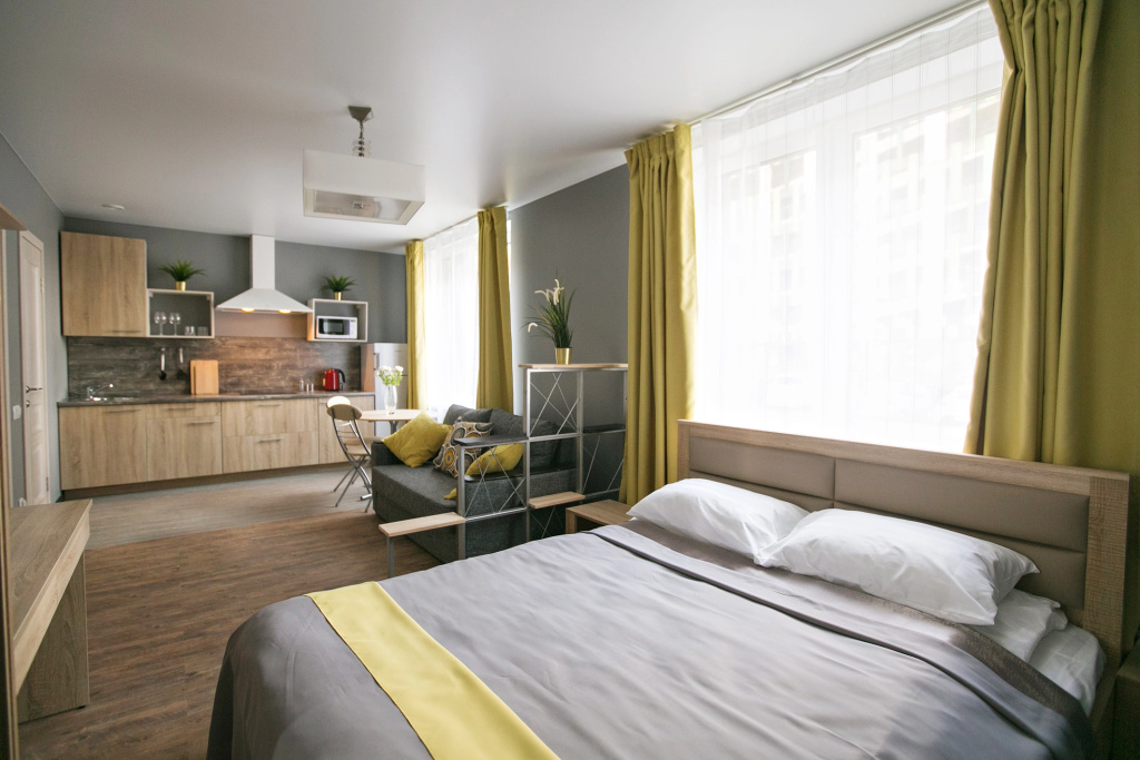 Квартира New Horizon Ovechkin Apartments Honey — безупречная локация в Центре — фото