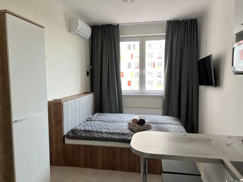 Malina Apartment Бесконтактное заселение студия в ЖК «Спутник» — фото