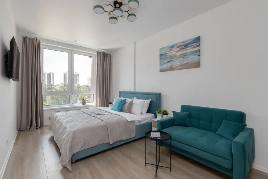 Апартаменты SMART LOFTS | Moon River | Отдельная спальня | Медцентры (ФМБА, ЛОР) | Крокус — фото