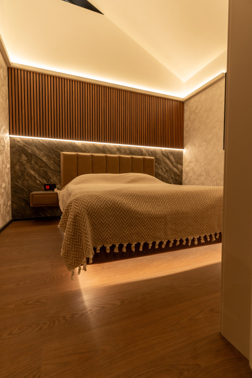 Коттедж с 2 комнатами с балконом и с видом на внутренний двор в Куршавель