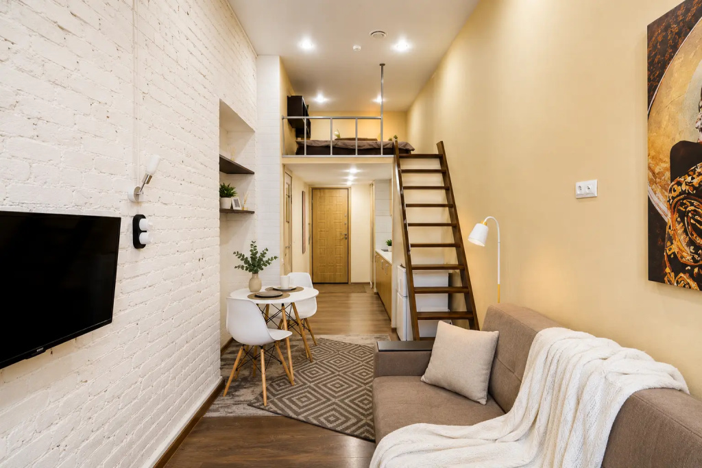 Отель Апартаменты Roomstay Большой 46 Deluxe с Ванной Studio #4 в Санкт-Петербурге