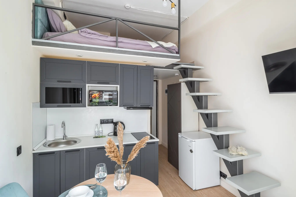 Отель Апартаменты Comfort Life на Херсонской с террасой в Москве