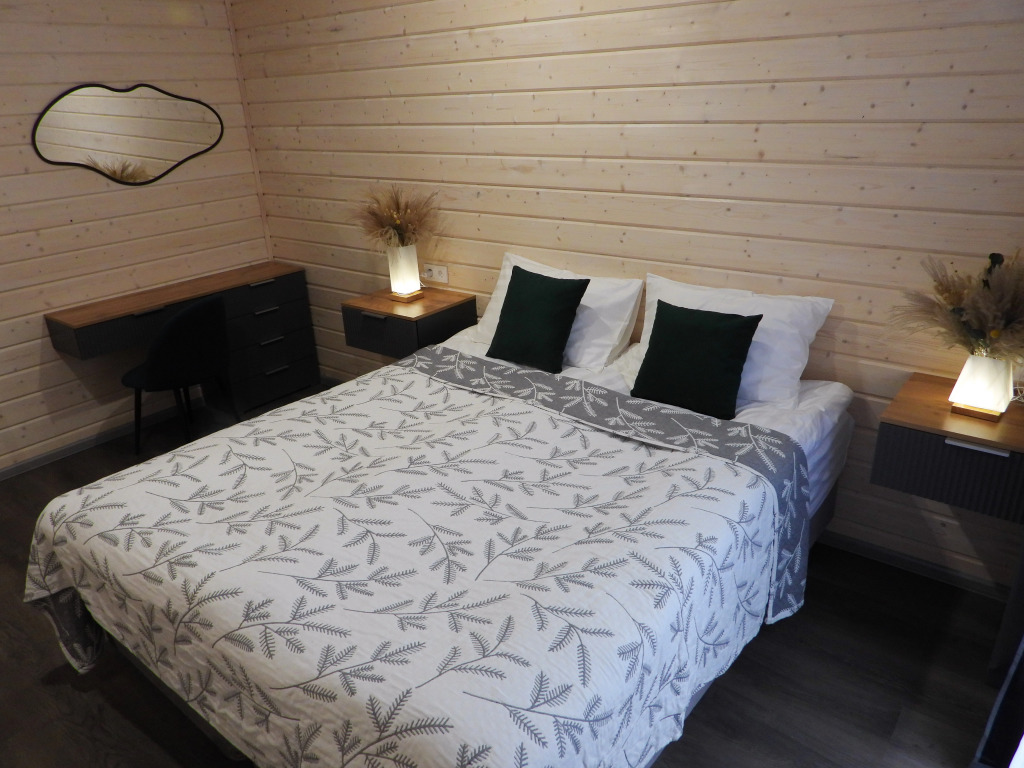 Двухместный коттедж двуспальная кровать в Хутор Пукинниеми