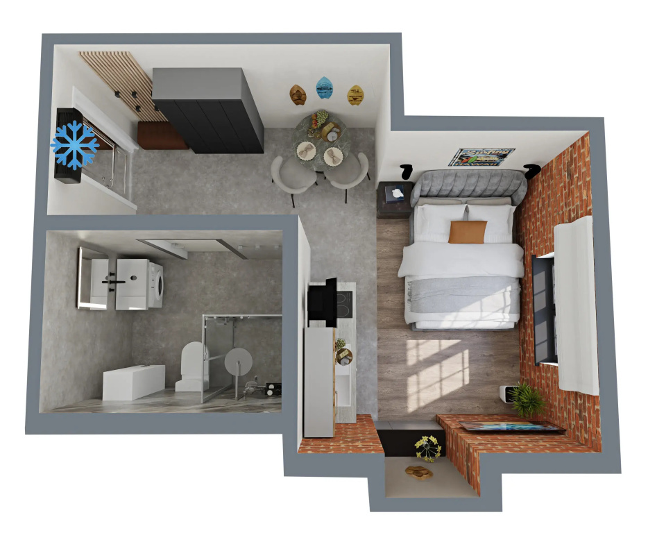 Отель Квартира GM Apartments Стильный Лофт 4 у Кремля в Москве