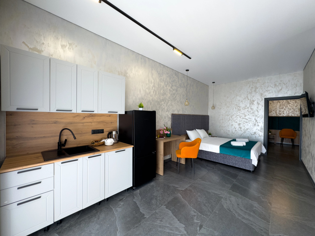 Люкс Апарт с террасой Коттедж с 2 комнатами в Eco Life