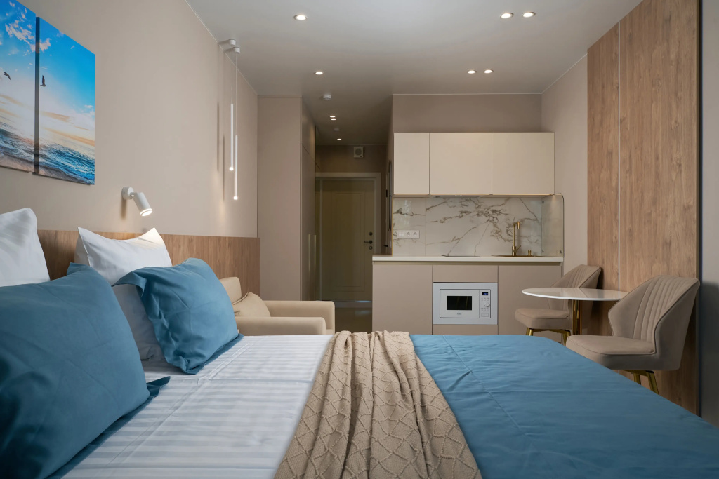 Отель Апартаменты Standard City sea view 3 корпус 508 в Сочи