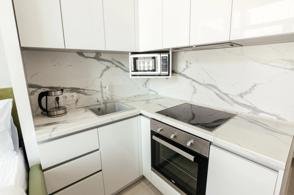Отель Апартаменты Red Apartments Арт Лайт Сити Апартамент Вестон в Сириусе