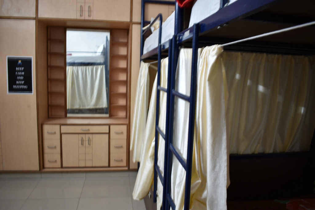 Bed in Dorm with view