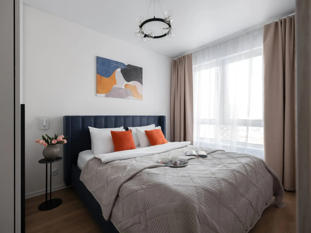 Апартаменты SMART LOFTS | Modena | Отдельная спальня | 7 мин до метро Бутырская — фото