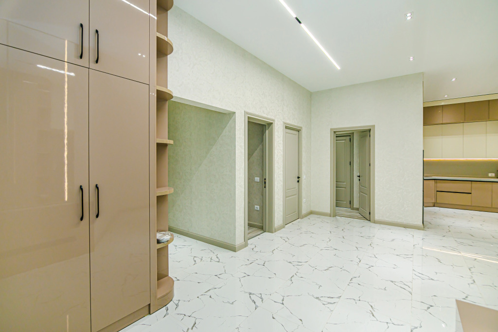 Апартаменты Deluxe с балконом и с красивым видом из окна в Апартаменты Luxury White in Nizami Street