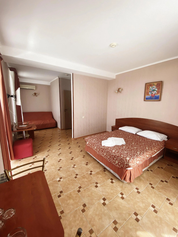 Двухместная студия Comfort с балконом двуспальная кровать в Пляж