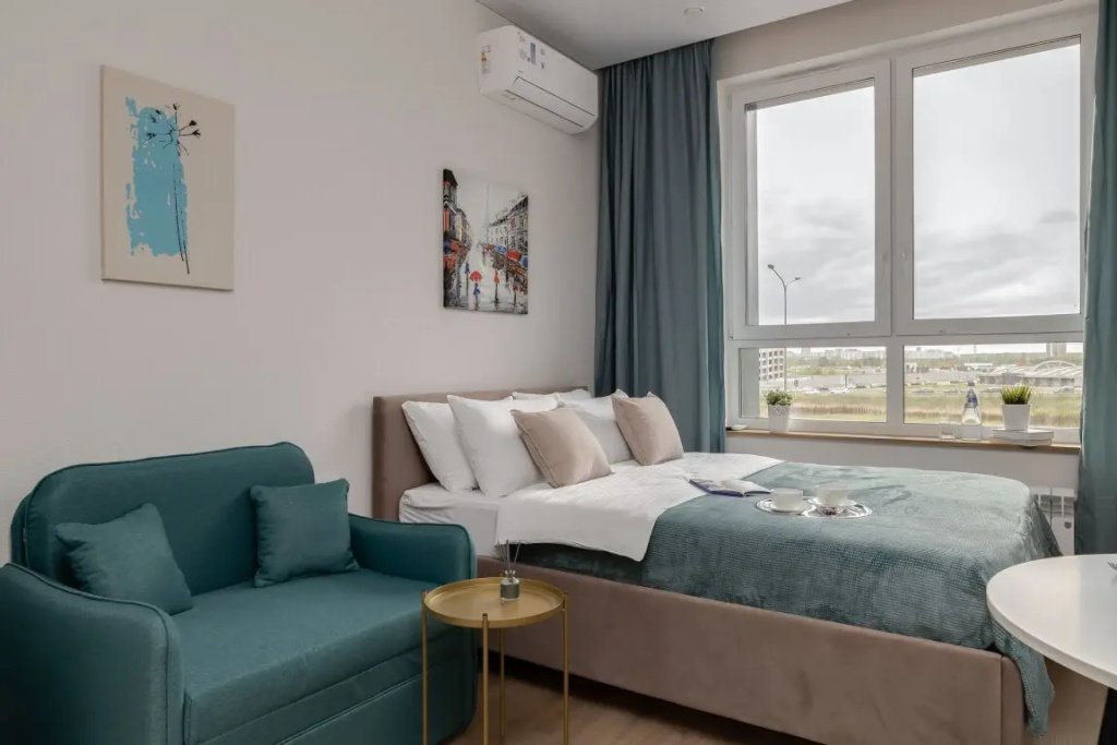 Апартаменты SMART LOFTS | Air | 5 мин до м Спартак | Рядом стадион и Крокус Экспо — фото