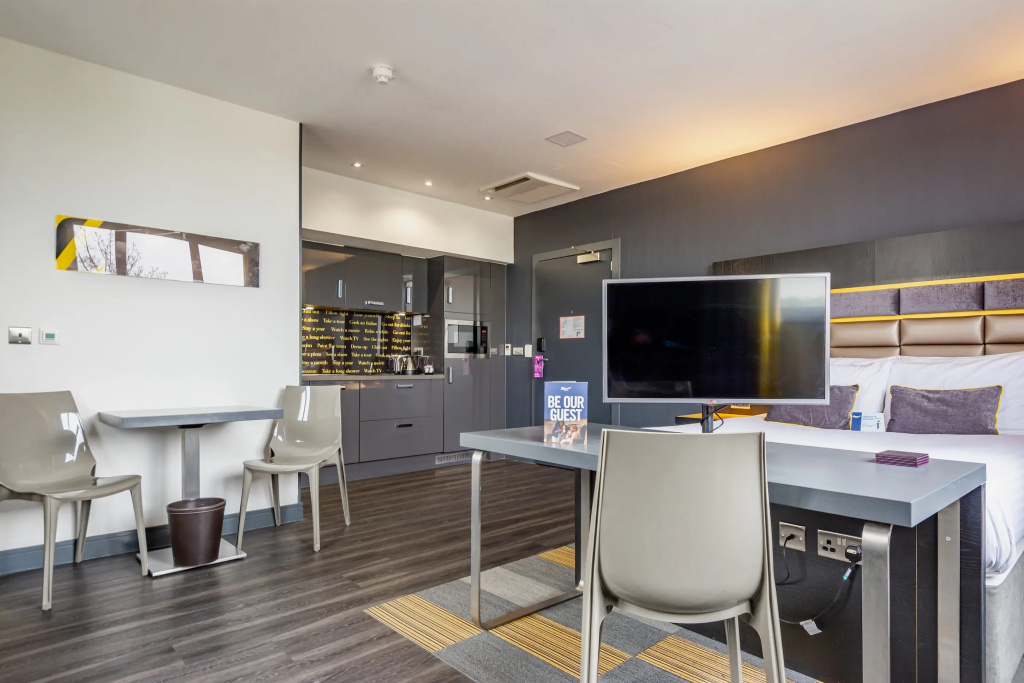 Apartment hotel Roomzzz Nottingham City - Chambres