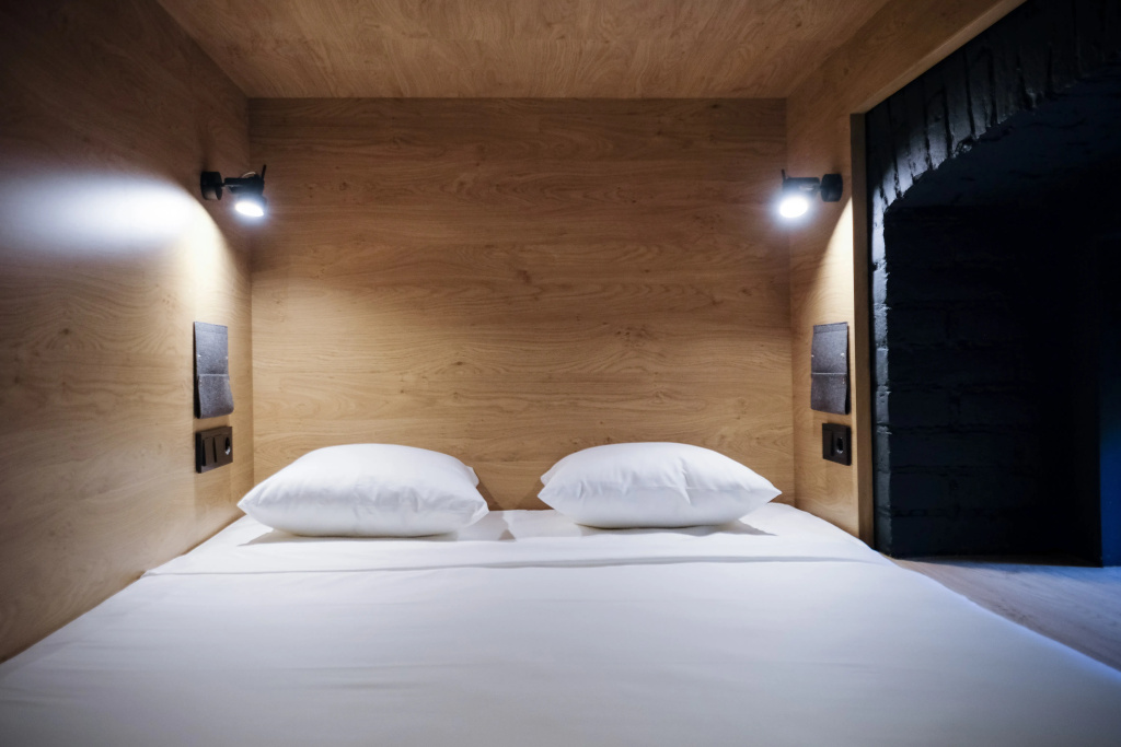 InBox Capsule Hotel Room Type - Standard Double room full double bed