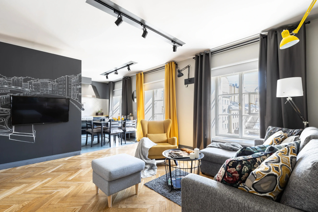 Апартаменты Двухуровневые Little Italy 140 кв.м с видом на собор — фото