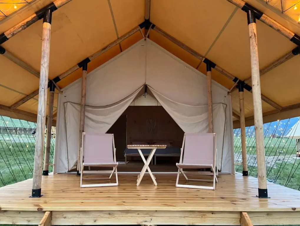 2 linii Safari-tent