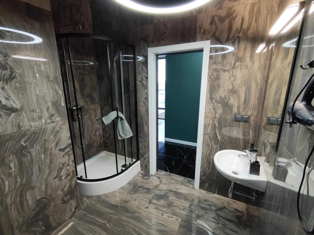 Апартаменты с 3 комнатами с балконом и с красивым видом из окна в Апарт-отель Residence Graphite