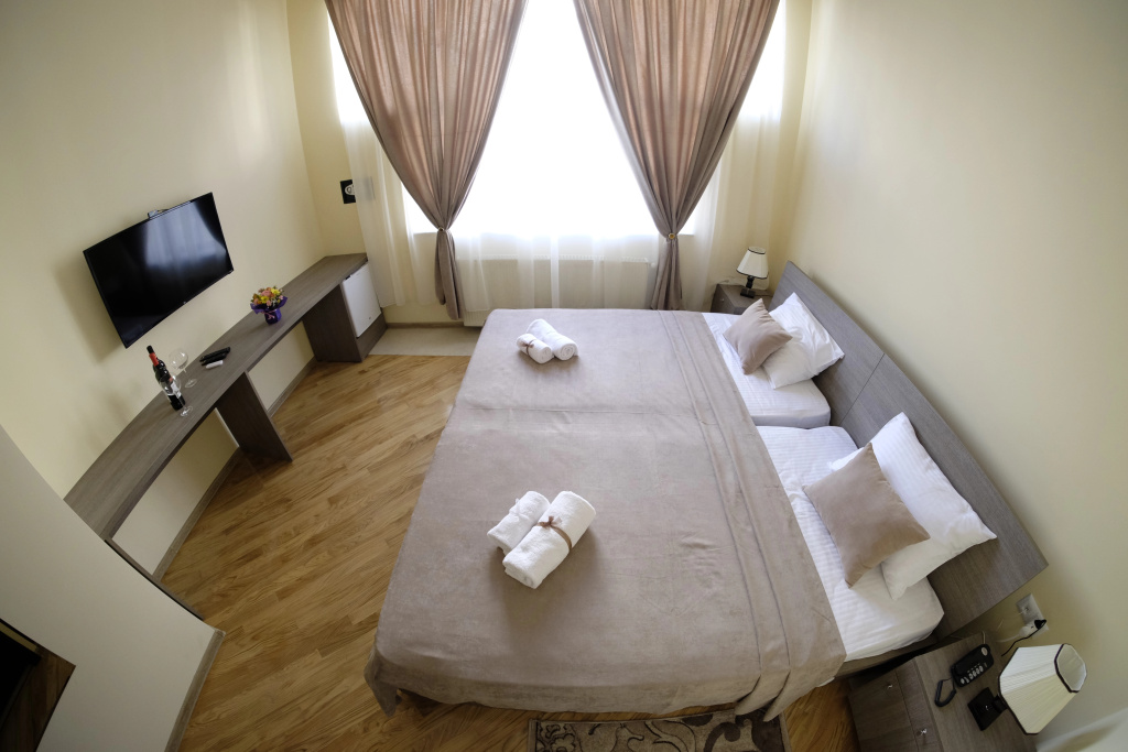 Double room with street view (twin beds)