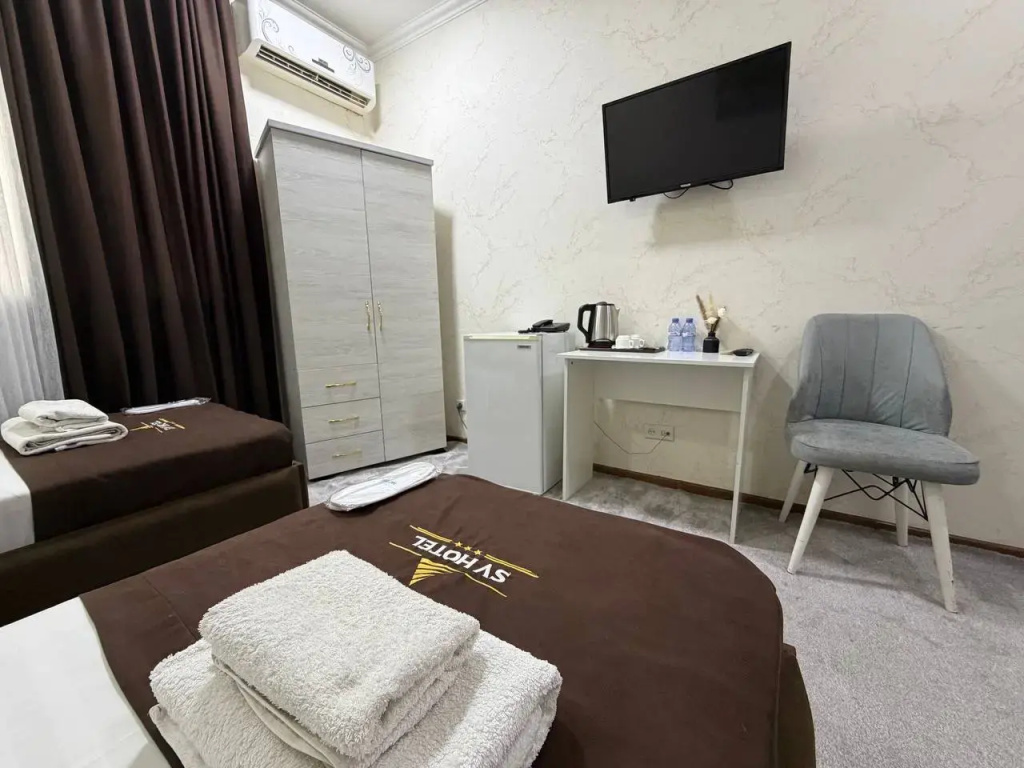 Standard Double room with city view (twin beds)