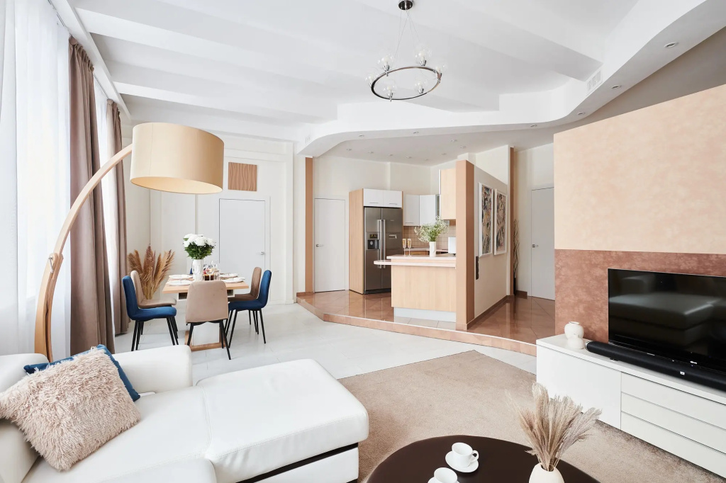 Отель Квартира GM Apartments LUX Пятикомнатная на Арбате в Москве