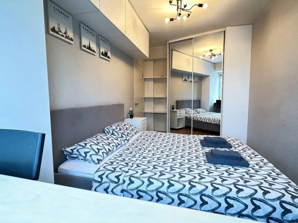 Квартира Top Rooms: Двухкомнатная у метро Пролетарская — фото