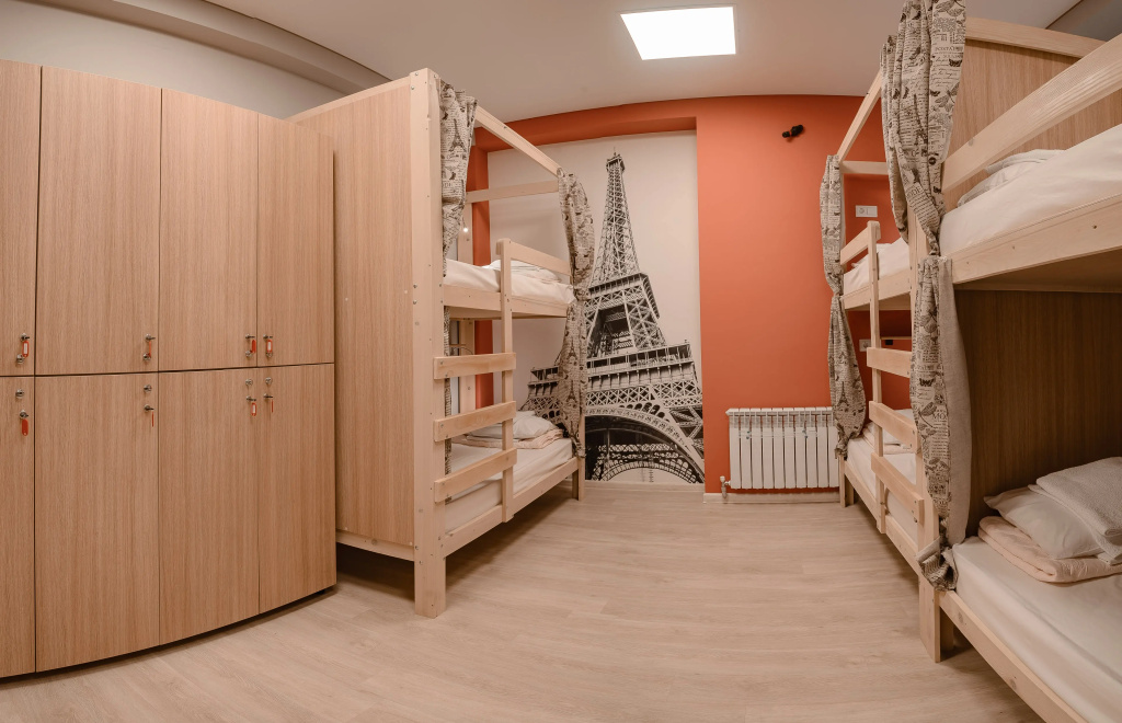 Bed in Dorm (female dorm) with city view