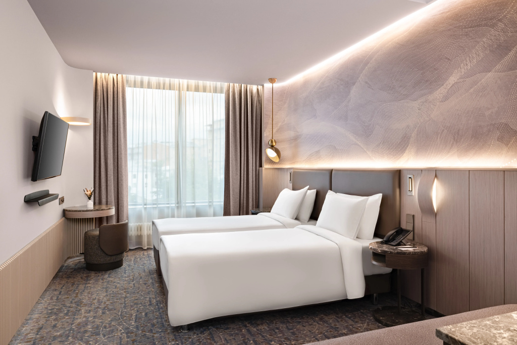Hotel Cosmos Selection Moscow Arbat Room Type - Deluxe Double room with courtyard view twin beds