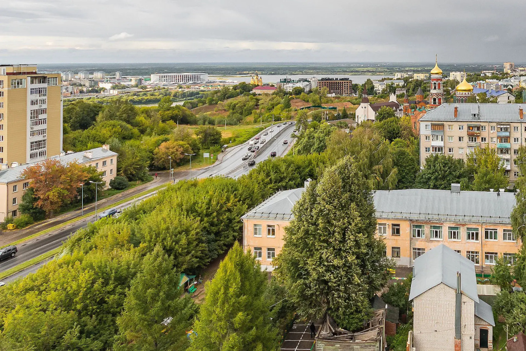 Квартира с Панорамным Видом на Стрелку Оки и Волги — фото