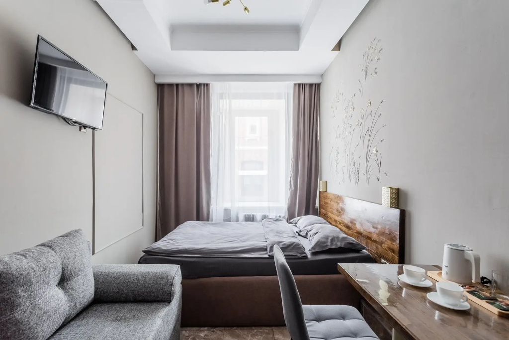 Crystal Na Taganke Hotel Room Type - Comfort Diamond Double Family room with city view full double bed