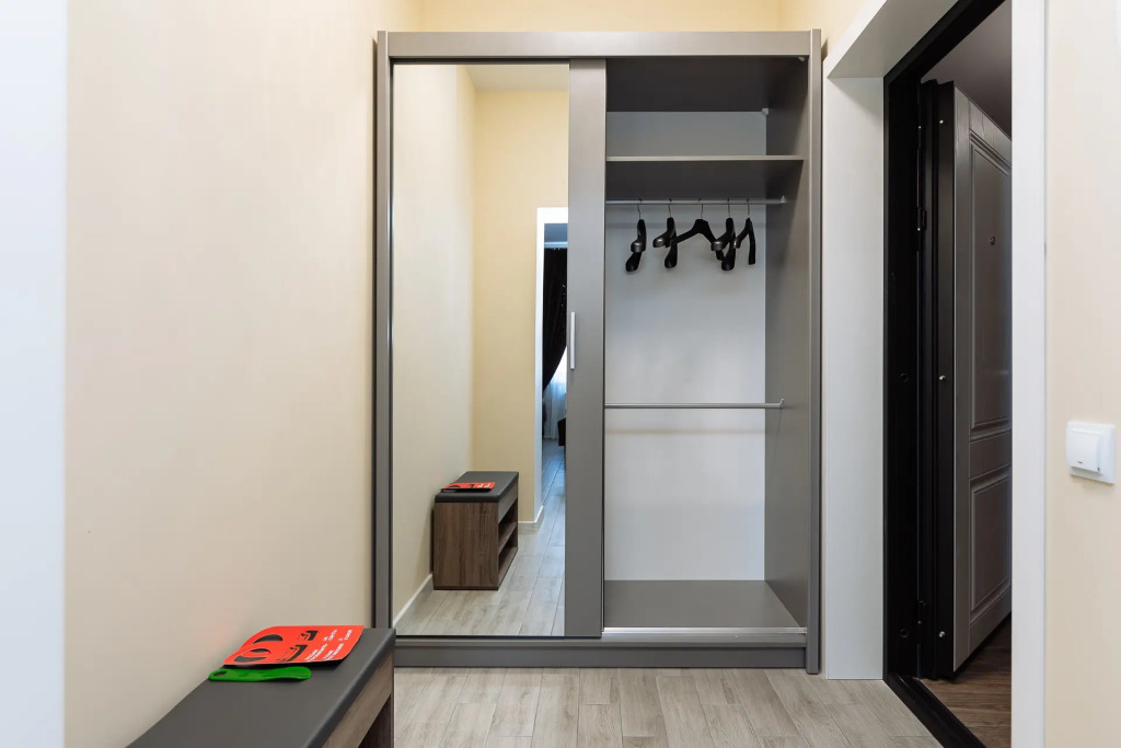 Двухместные апартаменты с видом на город двуспальная кровать в Константа