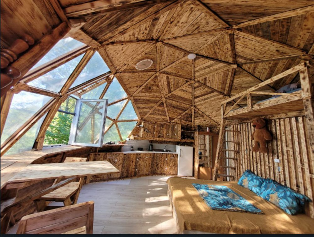 Студия с красивым видом из окна в Avatar