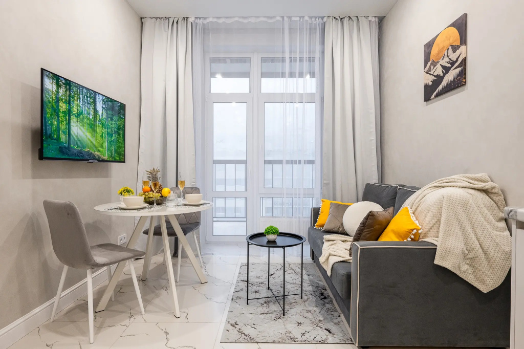 Апартаменты Дизайн у аквапарка Ривьера | My Home Aparts — фото
