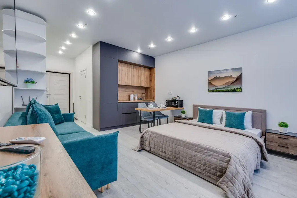 Апартаменты Представительский Люкс с Балконом и Красивым Видом Business Apartments — фото