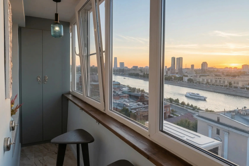 Квартира Top Rooms: Евродвушка на Саввинской набережной с видом на Москва Сити — фото