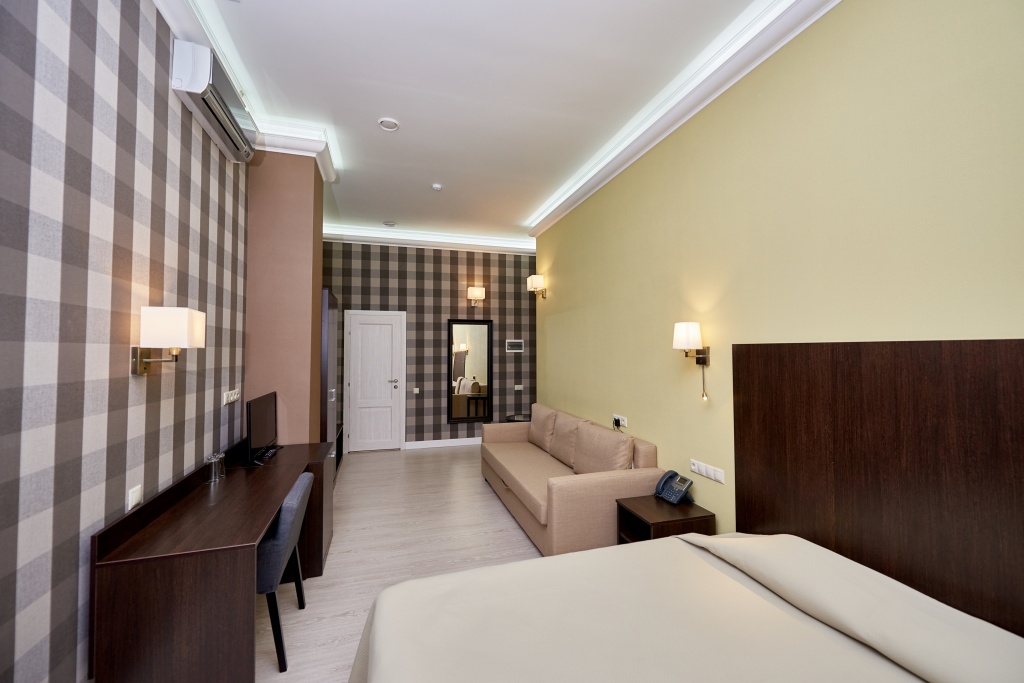 Medical Hotel Room Type - Double Junior Suite full double bed