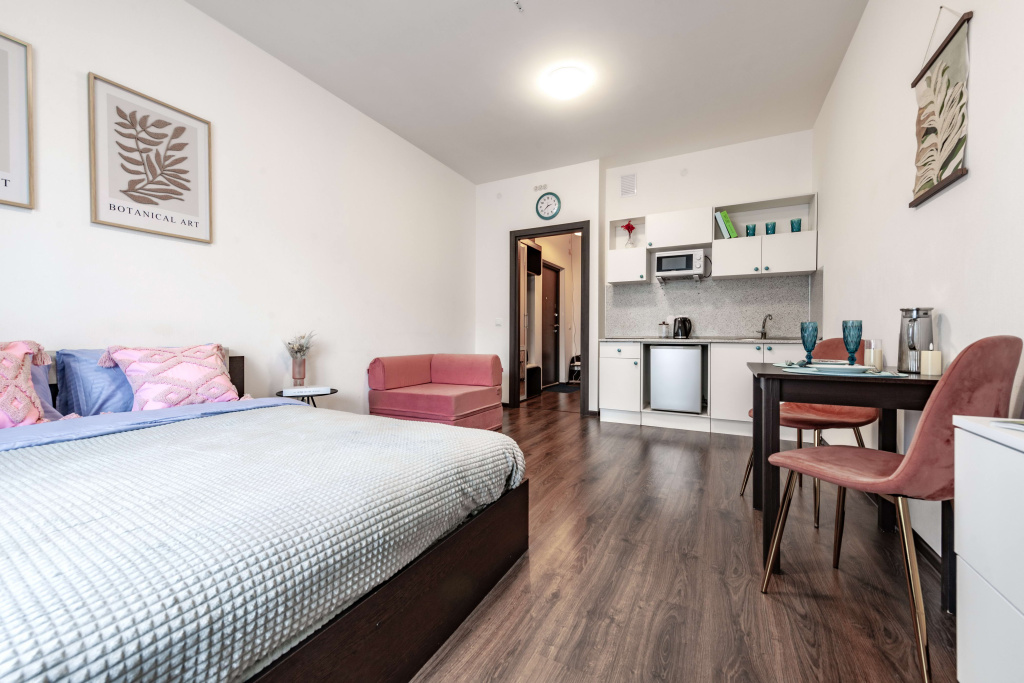 Квартира ApartMe Железнодорожный проспект, 3-местная студия — фото