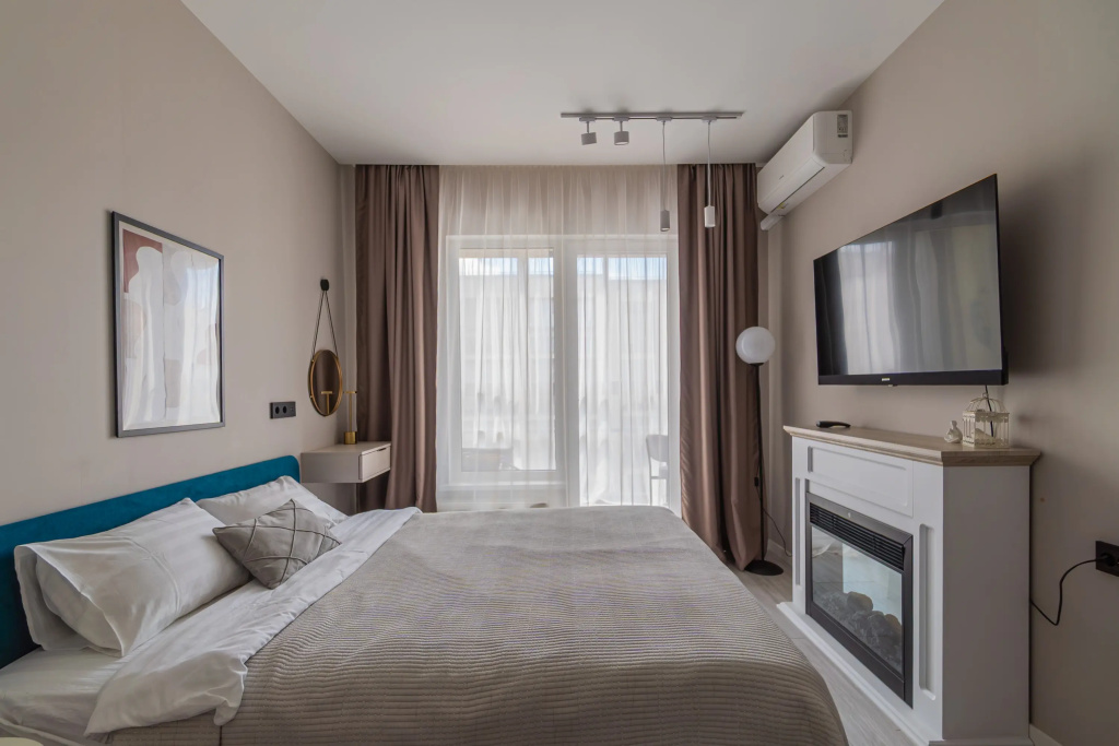 Апартаменты Aquamarine Resort в доме с бассейном в Сестрорецке — фото