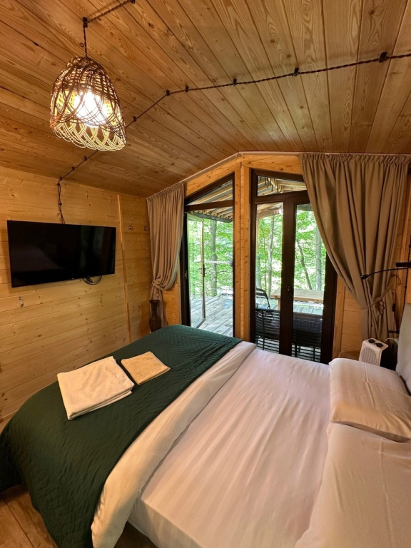 Апартаменты Мансарда c 1 комнатой с балконом и с красивым видом из окна в Koban Spa Resort