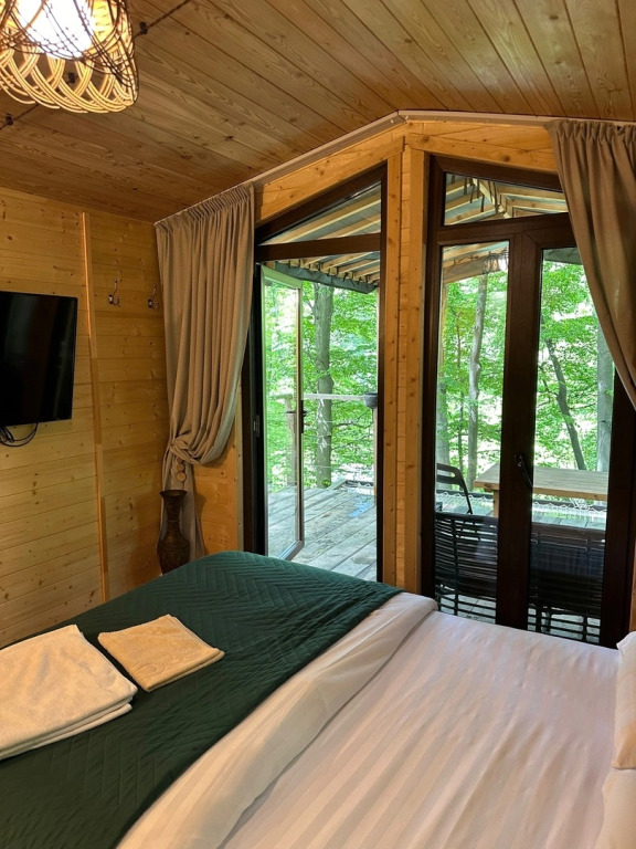 Апартаменты Мансарда c 1 комнатой с балконом и с красивым видом из окна в Koban Spa Resort