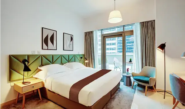 2 Bedrooms Apartment with city view