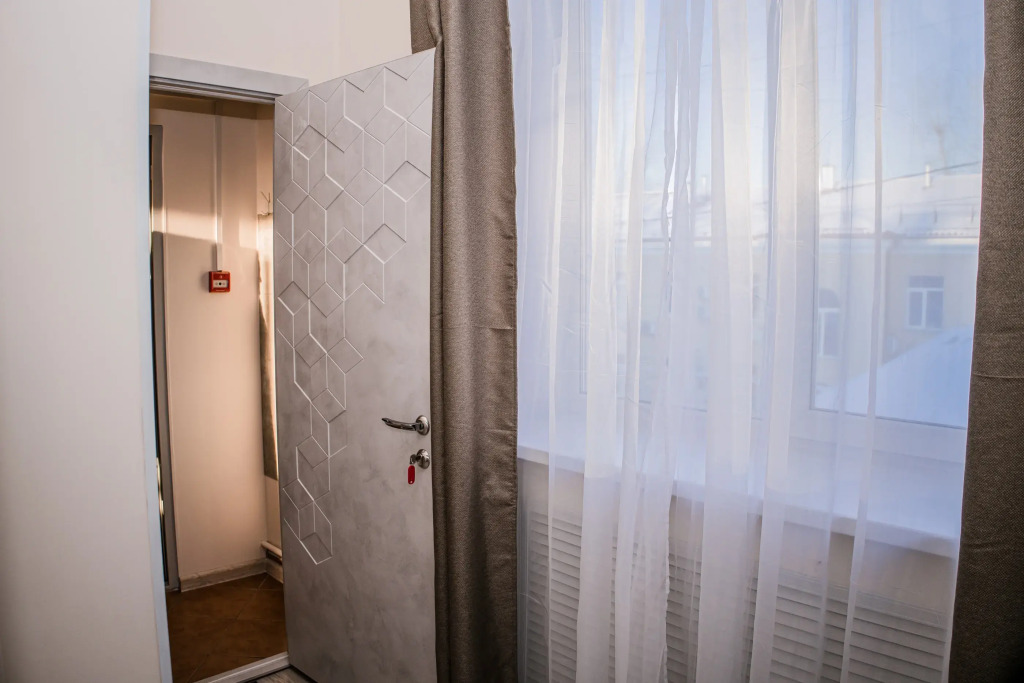 Двухместные апартаменты c 1 комнатой двуспальная кровать в Хостел на Фурье