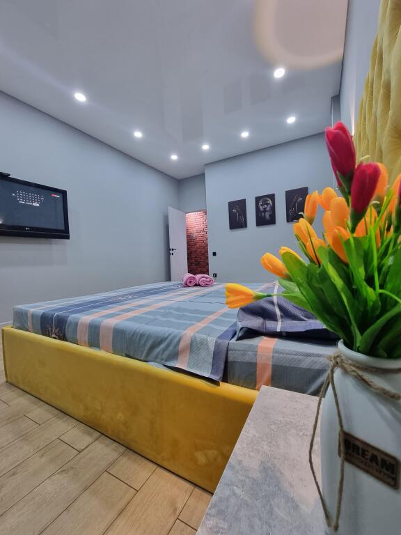 Двухместные апартаменты двуспальная кровать в Art House