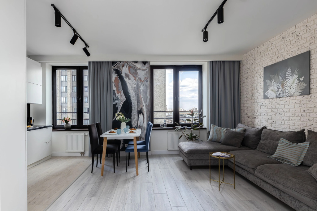 Апартаменты SMART LOFTS | Art Lounge | 2 спальни и гостиная | ЖК бизнес-класса рядом с метро — фото