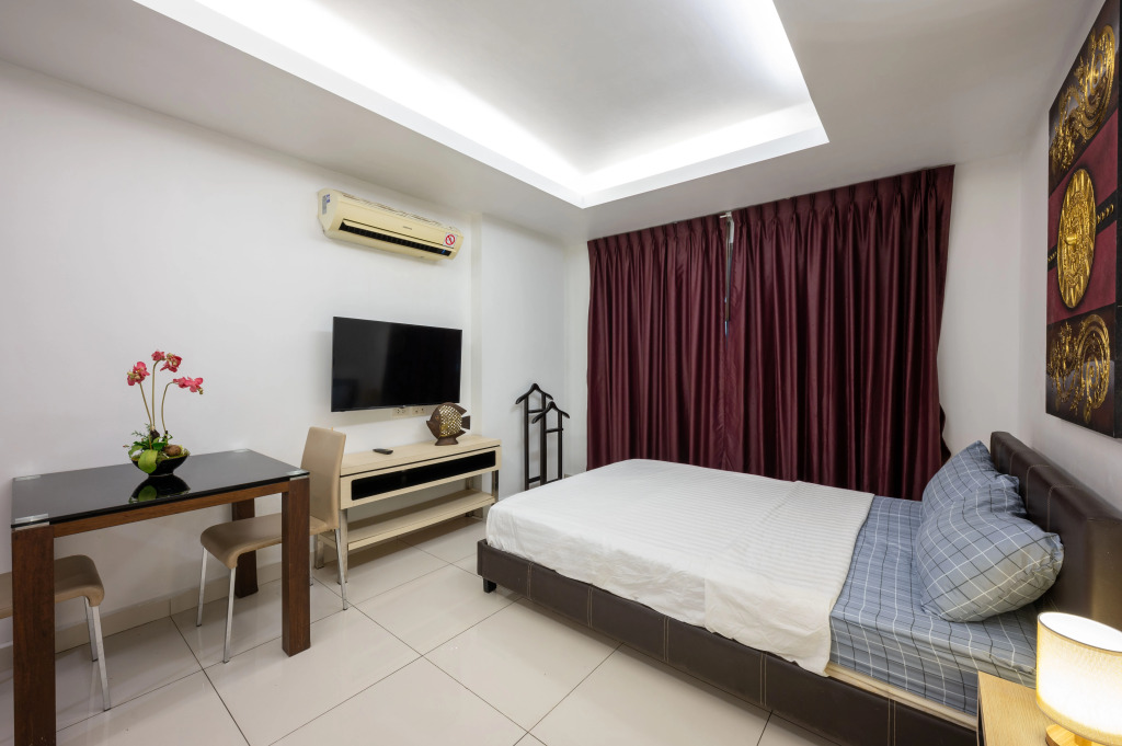 Студия Deluxe с балконом в Апарт-отель C-View Residence by Apartwell